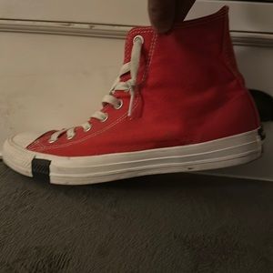 Converse chuck taylor ..red and white size 9